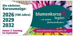 Blumenkorsotermine Blumenkorso Termine Gemeinde Legden © Blumenkorso Legden e.V.