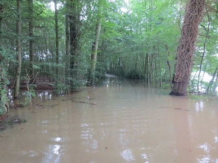 Hochwasser 2016 - Herdinger Wehr&nbsp;&copy;&nbsp;Gemeinde Legden