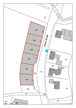 Luftbild Baugrundstücke "Heeker Straße"