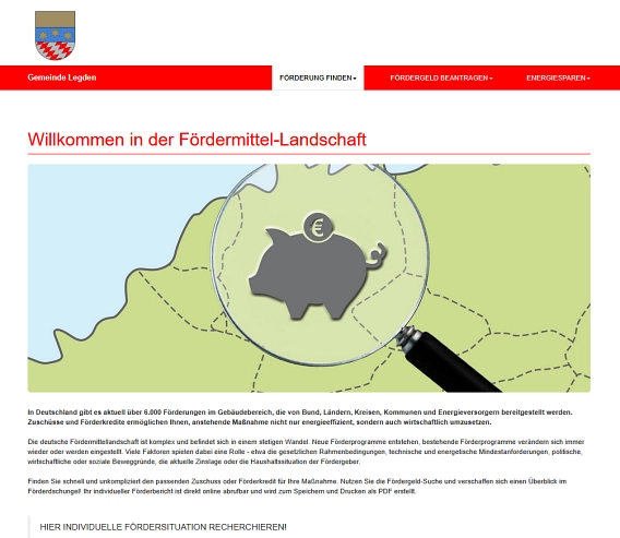 Vorschau Inforportal Fördernavi