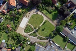 Dahliengarten von oben